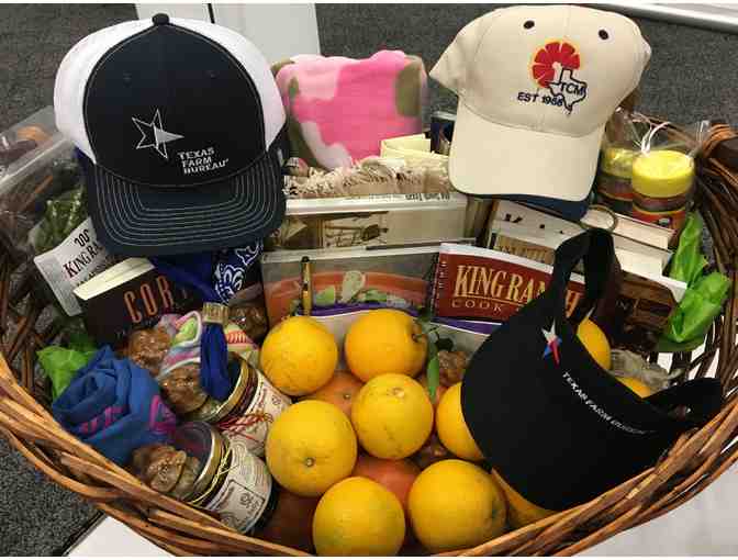 Assorted Fruits and Texas Goods, Gift Basket - Photo 1