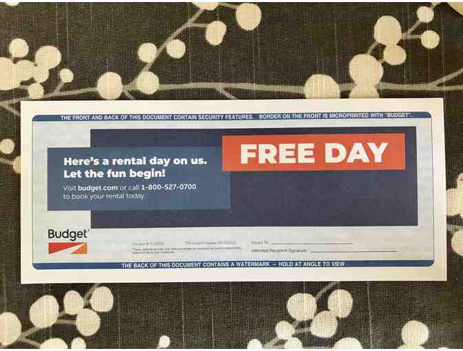 5-Day Avis Car Rental!