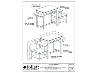Follett Signature Series Stacking Clothing Table Fixture