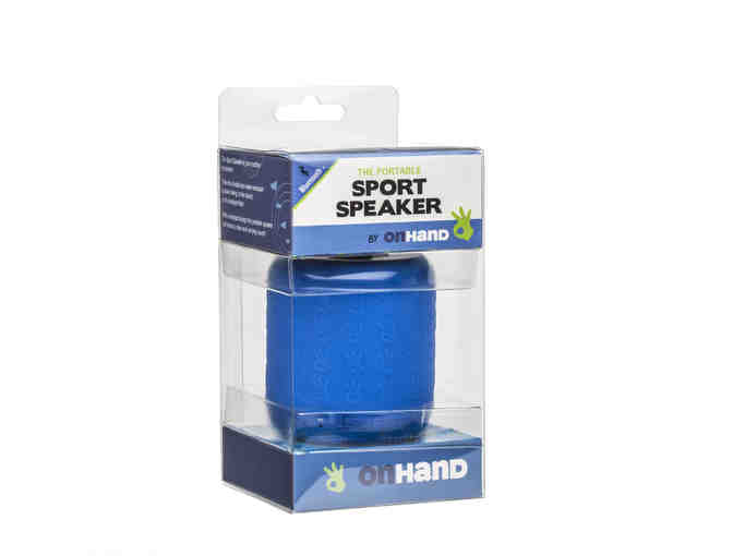 OnHand Blue Sport Speaker and Lightning (8 pin) Blue Everlasting Nylon Cable