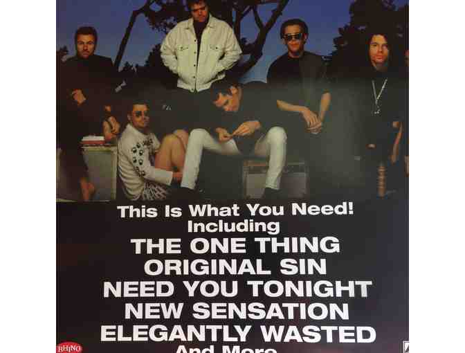 INXS The Anthology - Signed square cover art poster