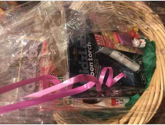 The Green Bean ~ Gift Basket (Colored Pencils, Potholder Loom, Dino Eraser & more)
