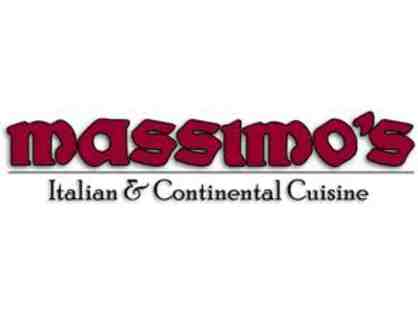 $50 Gift Certificate for Massimo's