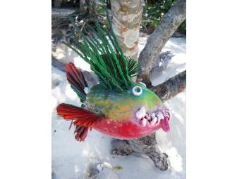 Whimsical One-of-a-Kind 'Rasta Fish' by Local Artist Dennis Hart