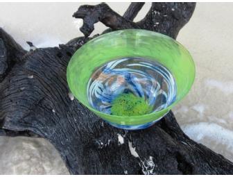 David Leppla Art Glass Bowl