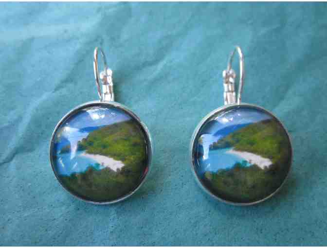 Sterling silver pendant with earrings