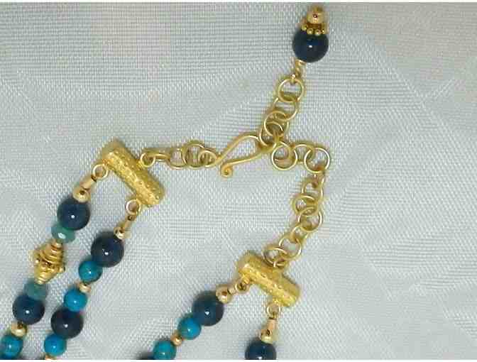 Custom Beaded Turquoise Jewelry Set from Caravan Gallery