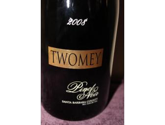 2 bottles of fantastic red wine: Silver Oak Cabernet and Twomey Pinot Noir