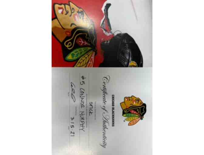 Chicago Blackhawks - Connor Murphy autographed hockey stick