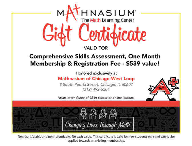 Mathnasium - One month membership + free assessment and free registration