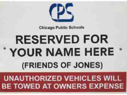 24/7 JCP RESERVED PARKING SPACE with YOUR NAME on it