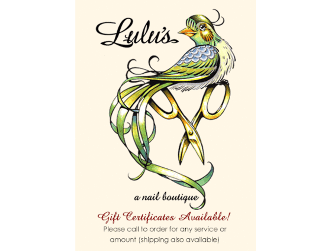 Lulu's nail spa and boutique - Luxury Pedicure