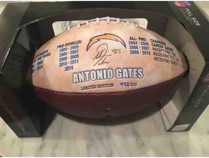 San Diego Chargers - Antonio Gates Commemorative Football