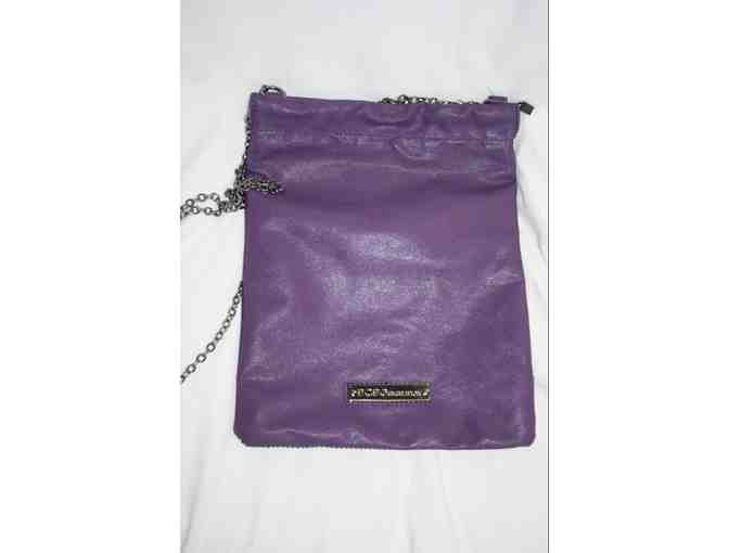 BCBG Purple Jewled Sling Bag