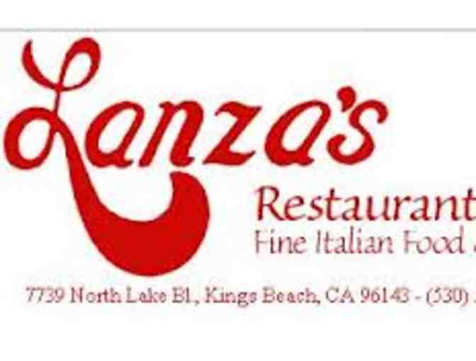 $20 Gift Certificate to Lanza's Italian Restaurant