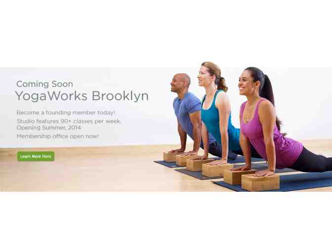 One Month of Unlimited Yoga at Yoga Works