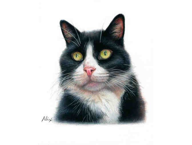 Custom Portrait in Color Pencil