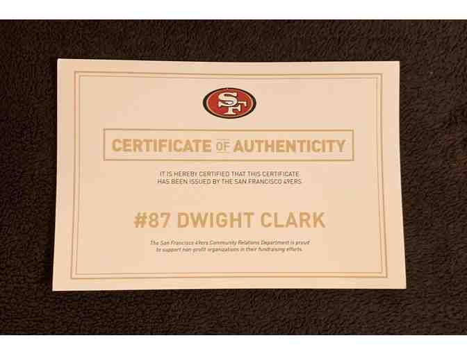 San Francisco 49ers - Dwight Clark Limited Edition Football