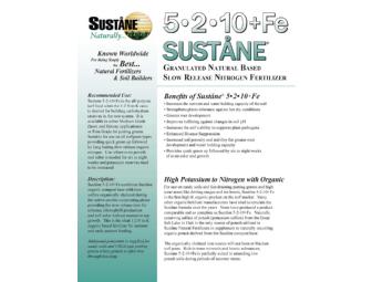 Sustane 5-2-10 Greens Grade -- 40 - 50 lb. bags