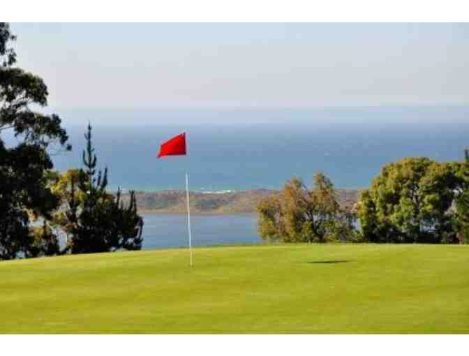 A foursome at Morro Bay Golf Course in CA.