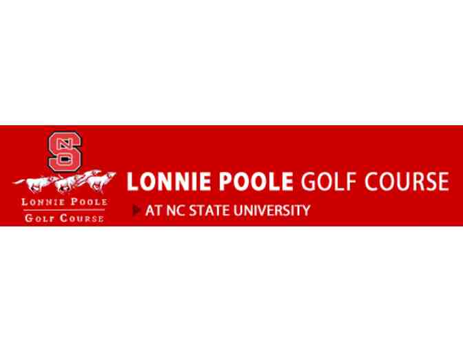 A foursome at Lonnie Poole Golf Course in NC.