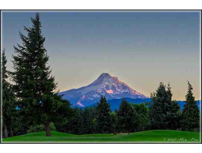 A foursome at Indian Creek Golf Course in OR.
