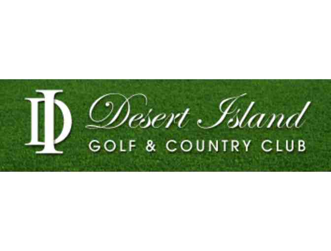 A foursome at Desert Island Golf & Country Club in CA.