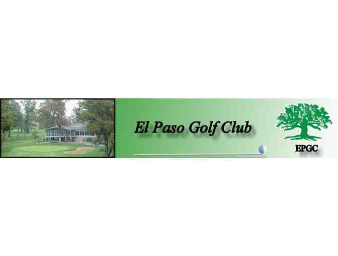 A foursome at El Paso Golf Club in IL.