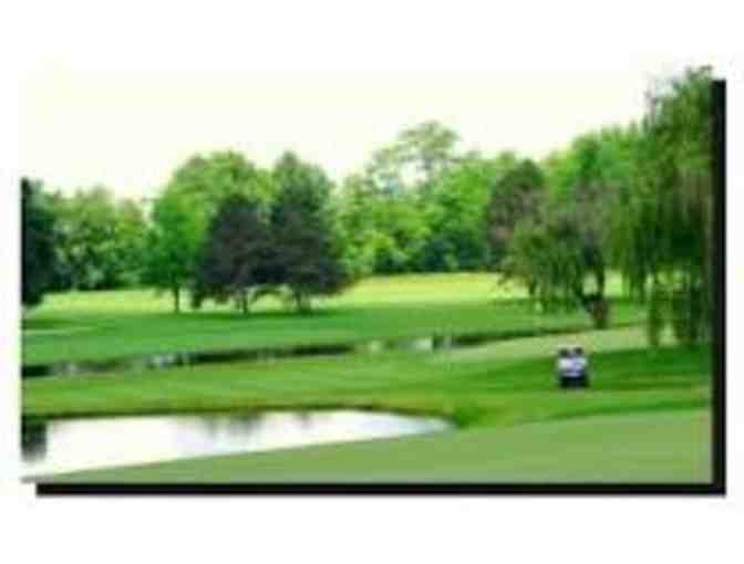 One foursome with cart at Gem City Golf Club in Fairborn, OH.
