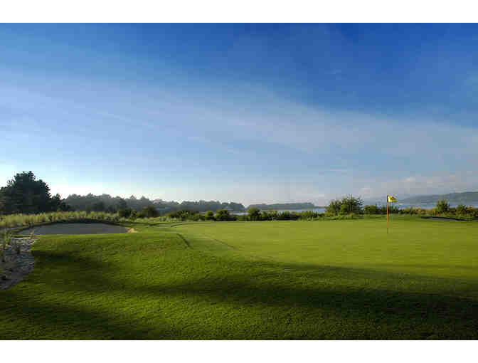 Two night stay with an 18-hole round of golf at Salishan Golf Resort in OR.