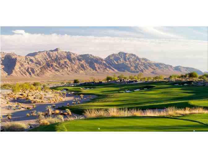 A foursome at Coyote Springs Golf Club in NV.