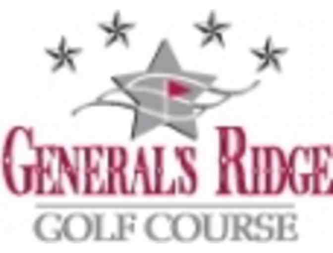 A foursome at Generals Ridge Golf Course in VA.