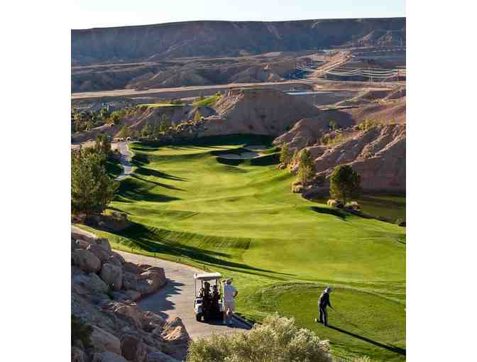 A foursome of golf at Falcon Ridge Golf Course in NV.