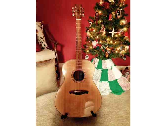 Custom Handmade 6-string Acoustic Guitar, 14 fret Jumbo model Serial number 0214