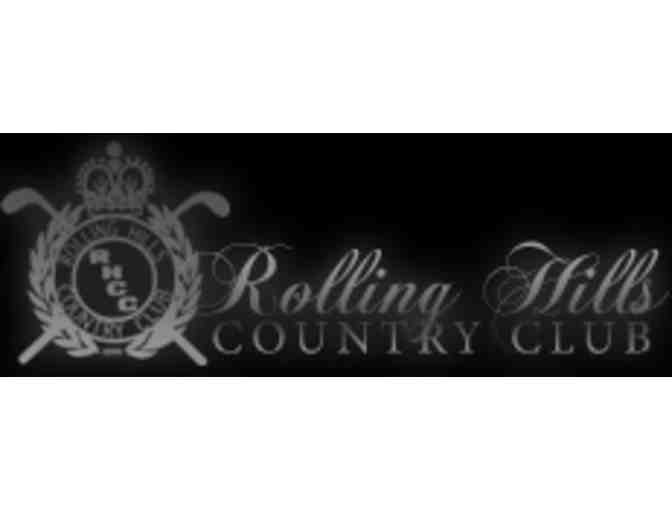 Rolling Hills Country Club - One foursome with carts and range balls