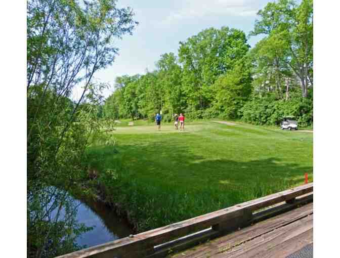 Beavercreek Golf Club - One foursome with carts, polos, and hats