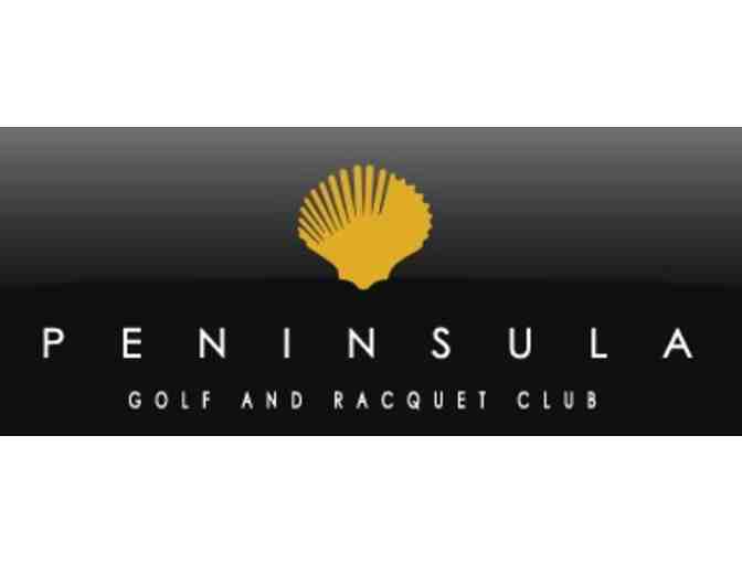 Peninsula Golf & Racquet Club - One foursome with carts
