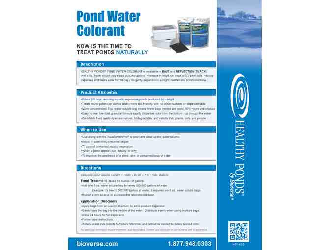 One-Half Acre Pond Treatment