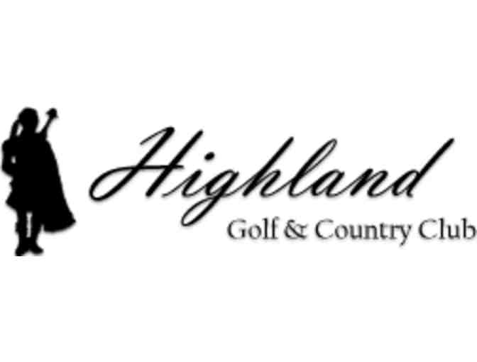 Highland Golf and Country Club - A Foursome with Carts