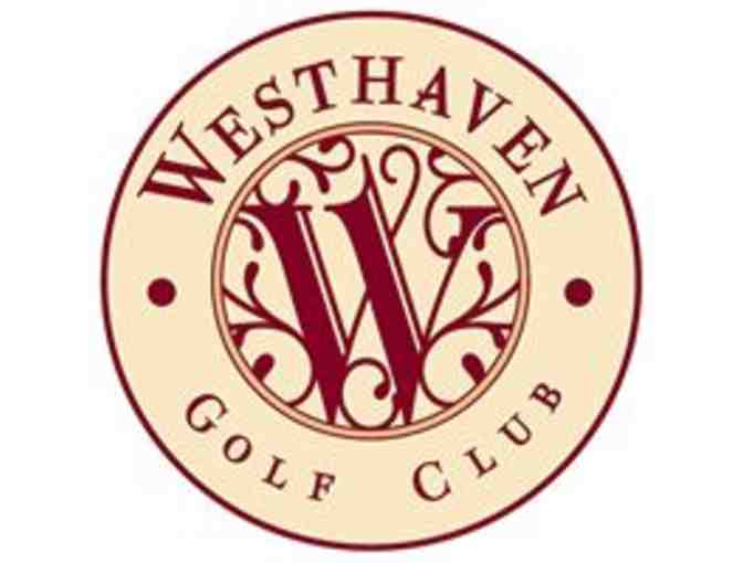 Westhaven Golf Club - One foursome with carts