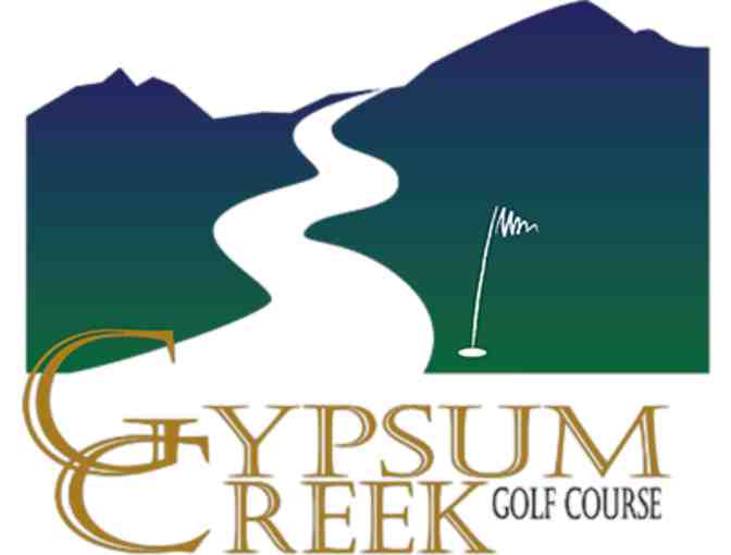 Gypsum Creek Golf Course - One twosome with cart and practice balls