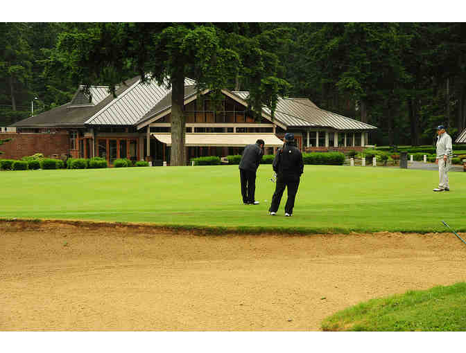 Whispering Firs Golf Course - A foursome with carts