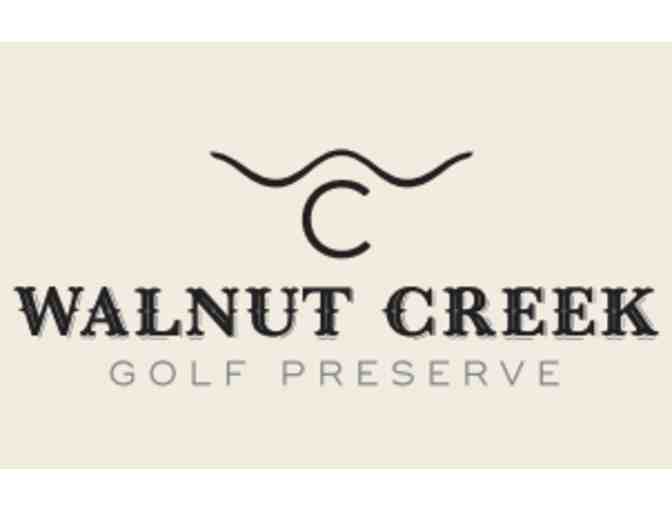 Walnut Creek Golf Preserve - One foursome with carts