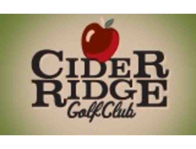 Cider Ridge Golf Club - One twosome with cart