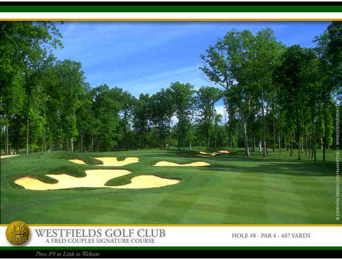 Westfields Golf Club - One foursome with carts and practice balls