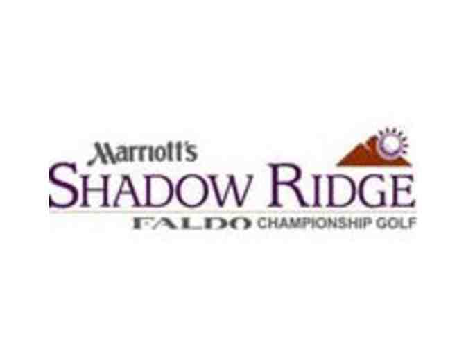 Marriott's Shadow Ridge - One foursome with carts