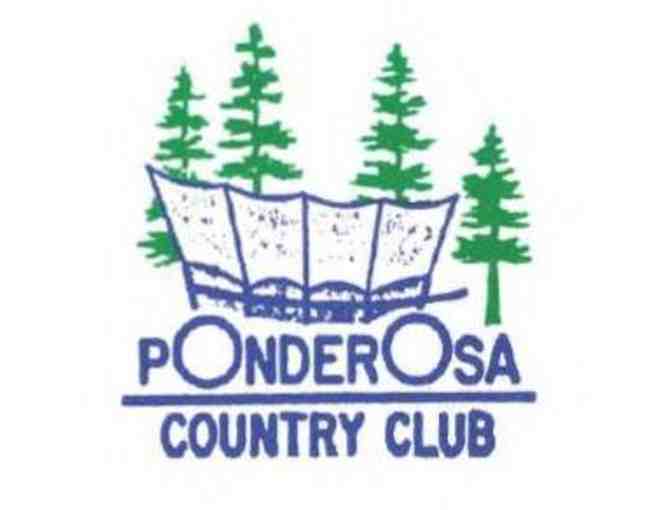 Ponderosa Country Club - One foursome with carts