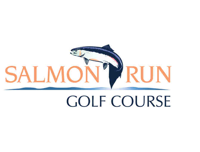 Salmon Run Golf Course -- A foursome with carts