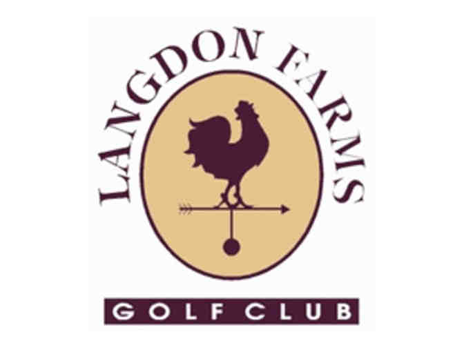 Langdon Farms Golf Club - One foursome with carts