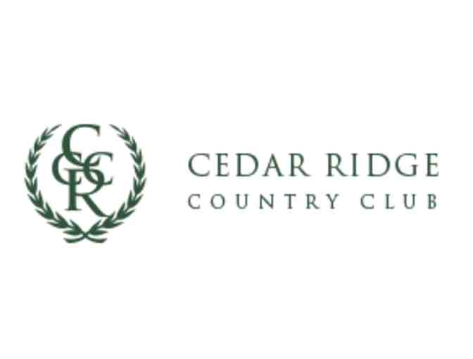 Cedar Ridge Country Club - One foursome with carts